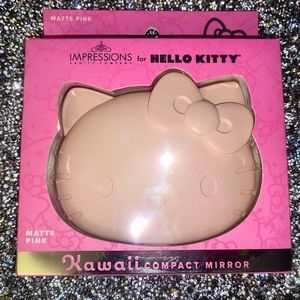 Hello Kitty Impressions Matte Pink Compact Mirror + BONUS